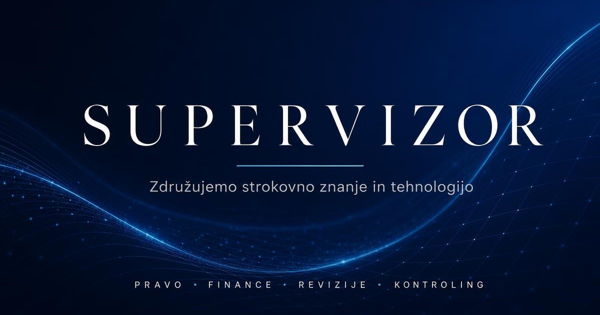 Website preview of supervizor.si